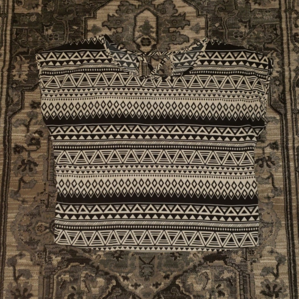 Tribal print blouse